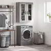 Image de vidaXL Armoire murale Gris Sonoma 69,5x34x90 cm Bois composite