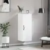 Image de vidaXL Armoire murale blanche 34,5x34x90 cm Bois composite