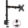 Image de vidaXL Support d'écran noir acier VESA 75/100 mm