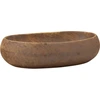 Image de vidaXL Vasque à poser Marron Ovale 59x40x15 cm Céramique
