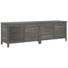 Image de vidaXL Coffre de jardin Anthracite 198,5x50x56,5 cm Sapin massif