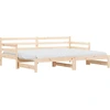 Image de vidaXL Lit de jour extensible 90x200 cm pin massif