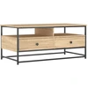 Image de vidaXL Table basse en chêne Sonoma 100x51x45 cm Bois composite