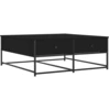 Image de vidaXL Table basse noire 100x99x40 cm Bois composite