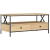 Image de vidaXL Table basse en chêne Sonoma 100x51x45 cm Bois composite