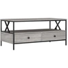 Image de vidaXL Table basse Gris Sonoma 100x51x45 cm Bois composite