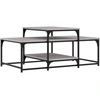 Image de vidaXL Table basse Gris Sonoma 102x60x45 cm Bois composite