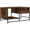Image de vidaXL Table basse chêne fumé 85,5x51x45 cm Bois composite