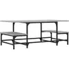 Image de vidaXL Table basse Gris Sonoma 100x50,5x40 cm Bois composite