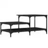 Image de vidaXL Table basse noire 100x50,5x45 cm Bois composite