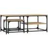 Image de vidaXL Tables gigognes 2 pcs. chêne Sonoma bois composite