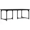 Image de vidaXL Table basse noire 90x50x35 cm bois composite