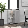 Image de vidaXL Sideboard Gris Sonoma 70x30x80 cm Bois composite