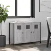 Image de vidaXL Sideboard Gris Sonoma 100x35x70 cm Bois composite