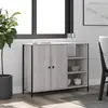 Image de vidaXL Sideboard Gris Sonoma 100x33x75 cm Bois composite