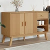 Image de vidaXL Sideboard OLDEN Marron 114x43x73,5 cm Pin massif