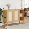 Image de vidaXL Sideboard SENJA aspect rotin brun 112x40x80 cm bois de pin