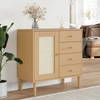 Image de vidaXL Sideboard SENJA aspect rotin brun 80x40x80 cm bois de pin