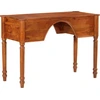 Image de vidaXL Bureau avec tiroirs 110x50x76 cm bois massif acacia