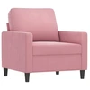 Image de fauteuil vidaXL rose 60 cm velours
