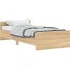Image de vidaXL Cadre de lit sans matelas Chêne Sonoma 100x200 cm Bois composite