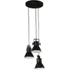Image de vidaXL Lampe à suspendre 25 W noir 30x30x100 cm E27