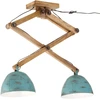Image de vidaXL Plafonnier 25 W bleu 29x18x85 cm E27