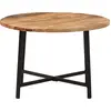 Image de vidaXL Table basse 54x54x35 cm Bois massif manguier et fer