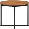 Image de vidaXL Table basse 35x35x30 cm bois massif acacia et fer