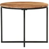 Image de vidaXL Table basse 55x55x45 cm en bois massif d'acacia et fer