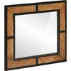 Image de vidaXL Miroir de salle de bain 60x1x55 cm bois massif acacia