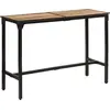 Image de vidaXL Table de bar 150x55x107 cm Bois massif rugueux Mango