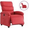 Image de vidaXL Fauteuil relax électrique rouge similicuir