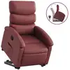 Image de vidaXL Fauteuil relax releveur bordeaux similicuir