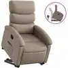 Image de vidaXL Fauteuil relax avec releveur Cappuccino-Brun Similicuir