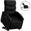 Image de vidaXL Fauteuil relax releveur électrique noir similicuir