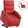 Image de vidaXL Fauteuil relax releveur électrique rouge similicuir