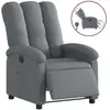 Image de vidaXL Fauteuil relax électrique gris foncé Tissu