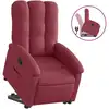 Image de vidaXL Fauteuil relax avec releveur vin rouge Tissu