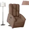 Image de Fauteuil relax pour se lever 93 x 70 x 101 cm Tissu Marron