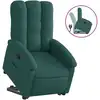Image de vidaXL Fauteuil relax avec releveur Vert foncé Tissu