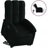 Image de vidaXL Fauteuil relax releveur électrique noir tissu