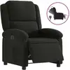 Image de vidaXL Fauteuil relax électrique noir tissu