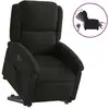Image de vidaXL Fauteuil relax releveur électrique noir tissu