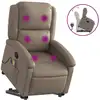 Image de vidaXL Fauteuil de massage avec releveur Cappuccino-Brun Similicuir