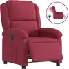 Image de vidaXL Fauteuil relax électrique vin rouge velours