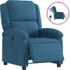Image de vidaXL Fauteuil relax électrique bleu velours