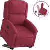 Image de vidaXL Fauteuil relax releveur bordeaux velours