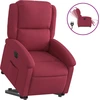Image de vidaXL Fauteuil relax releveur électrique vin rouge velours
