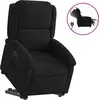 Image de vidaXL Fauteuil relax releveur électrique noir velours